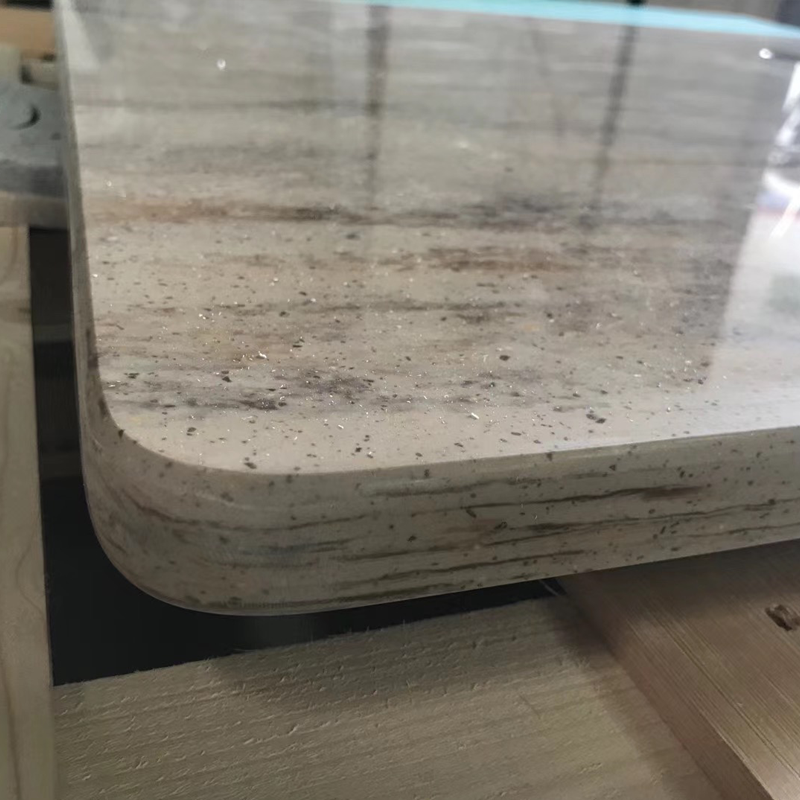 Encimeras de piedra de mármol artificial de superficie sólida acrílica de losa grande