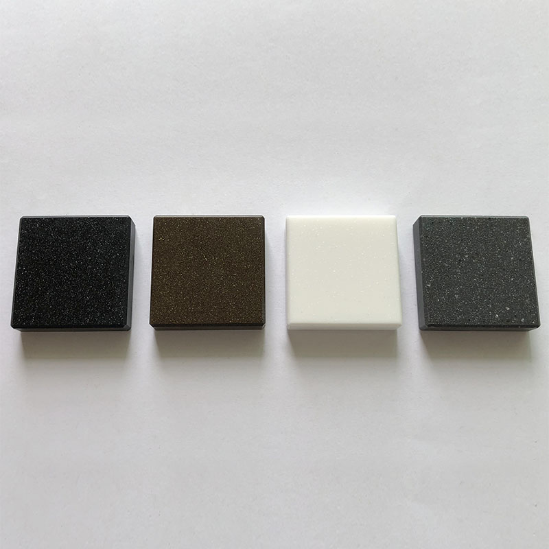 Superficie sólida de poliéster acrílico de piedra de mármol Encimeras de superficie sólida blanca de mármol artificial