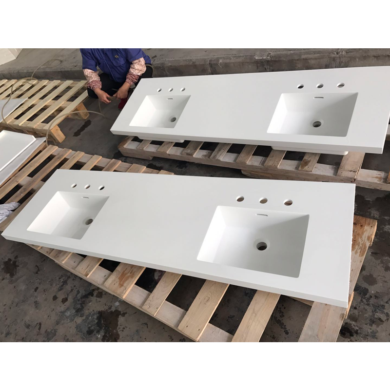 Fregadero de acrílico Corian de losa grande de China de nuevo color