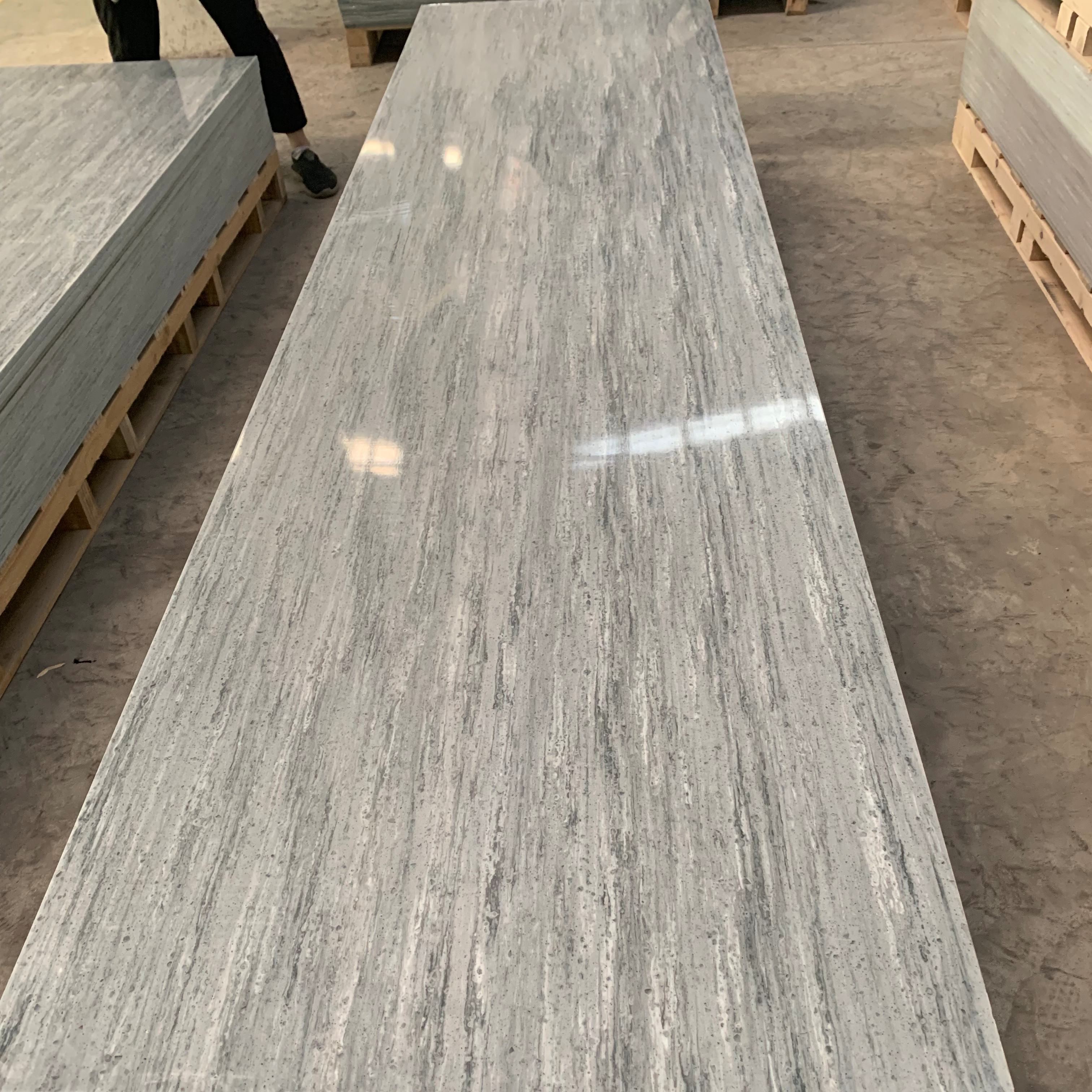 Hojas de Corian /Superficie sólida acrílica /Color de mármol de piedra artificial
