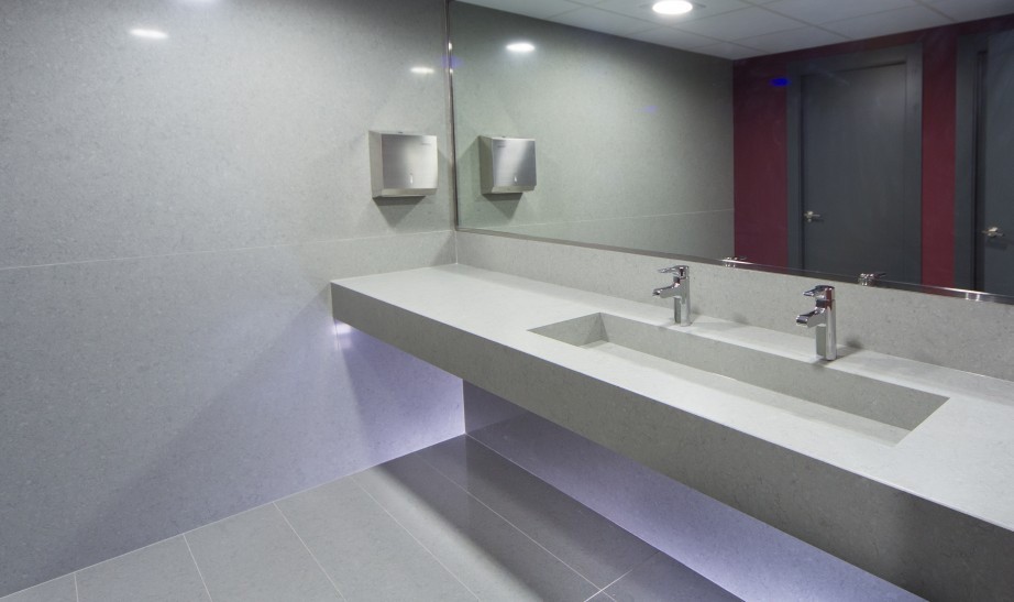 Color gris Corian /Encimera de cocina/Superficie sólida de acrílico modificado