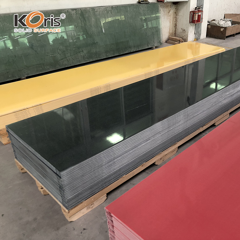 Corian CE, NSF, ISO9001 Certificación Big Slab Form Corian Kitchen Countertops