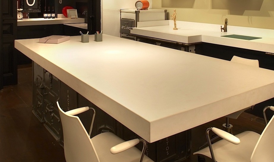 Color gris Corian /Encimera de cocina/Superficie sólida de acrílico modificado