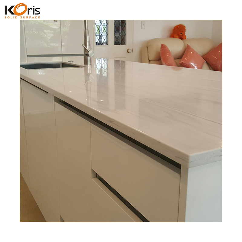 Corea Duponts Corians 6 mm 12 mm Aurora Superficie sólida Acrílico Benchtop